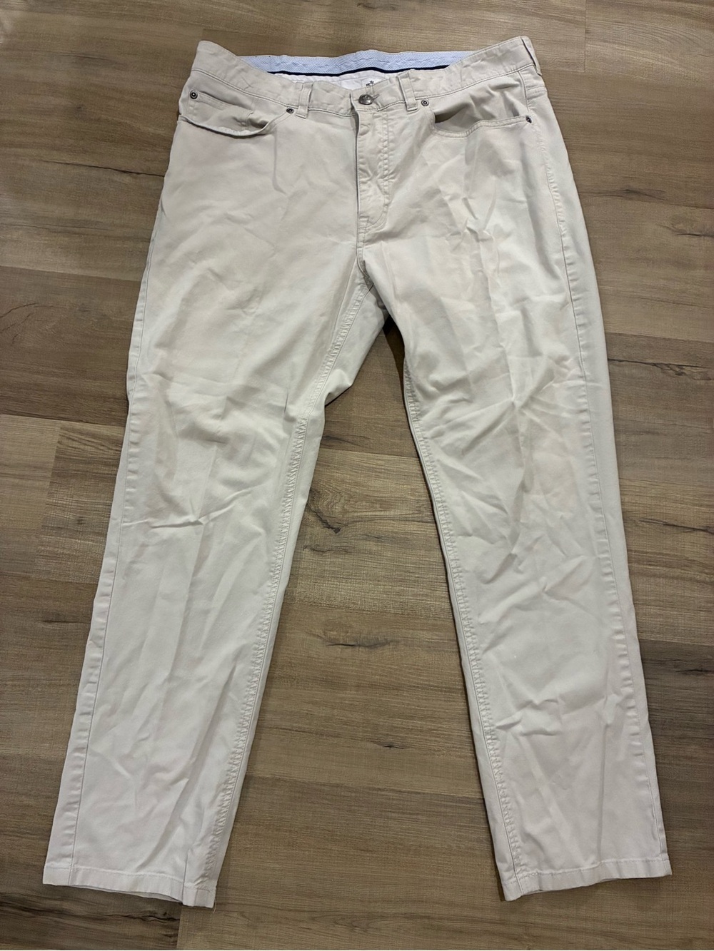 Peter Millar tan soft touch twill pants 36x38 khaki